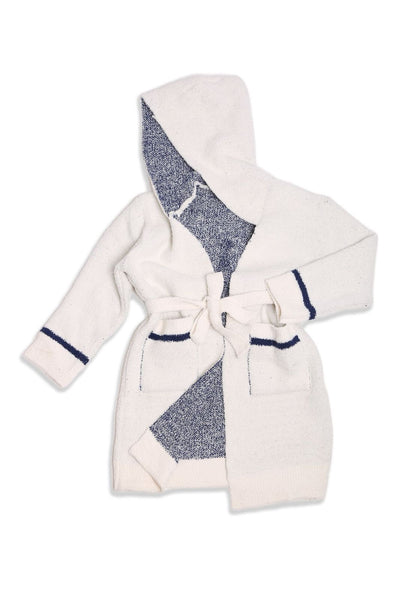 Luxury Cozy Kids Short Robe with Hood