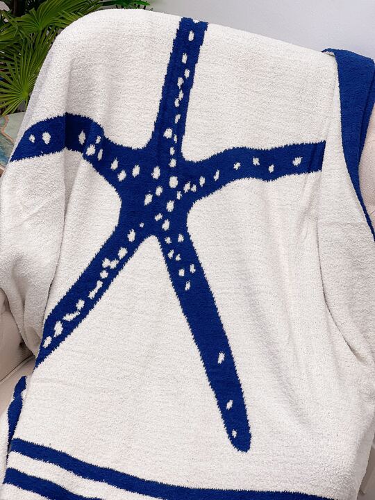 Luxury Cozy Throw Blanket - Starfish