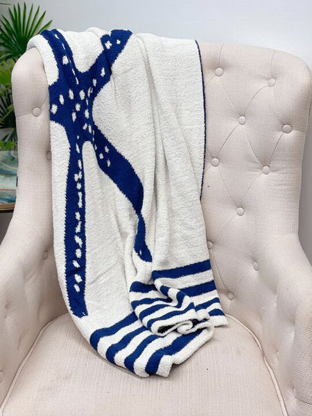 Luxury Cozy Throw Blanket - Starfish