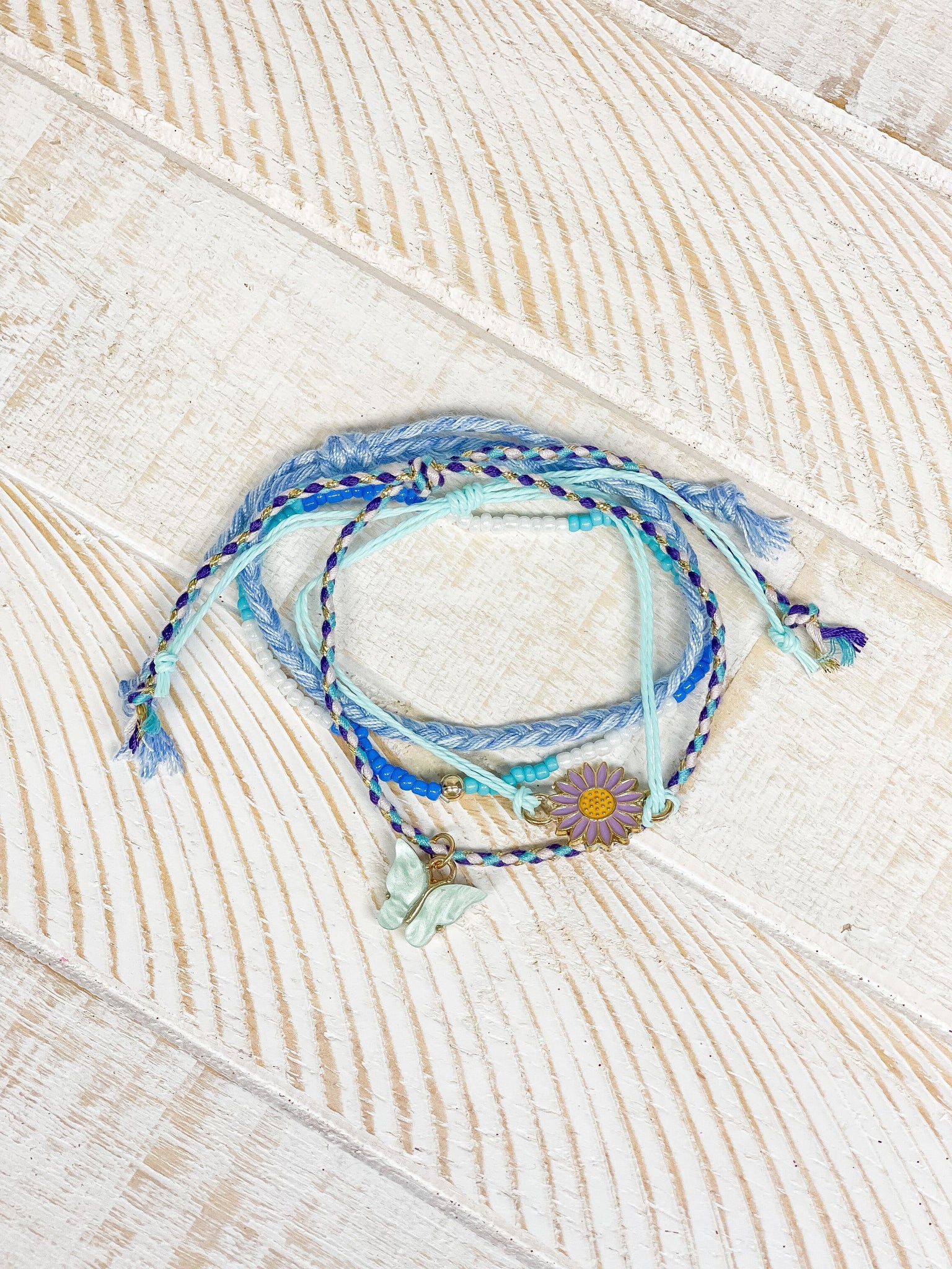 Woven Friendship Bracelet Stacks