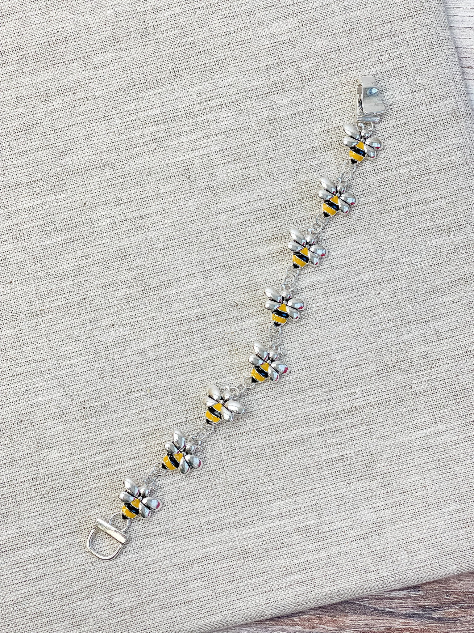 Magnetic Enamel Bracelet - Bumble Bee