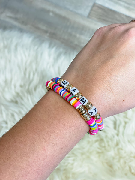 'Mama' Stretch Bracelet Sets