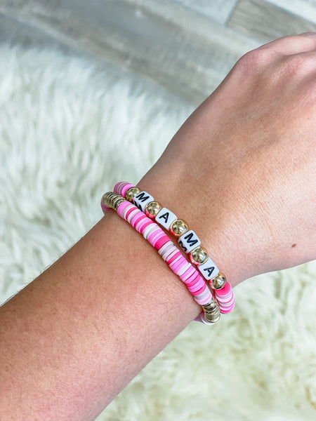 'Mama' Stretch Bracelet Sets