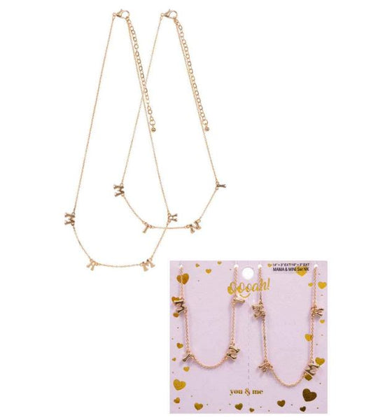 Mama & Mini Station Necklace Sets