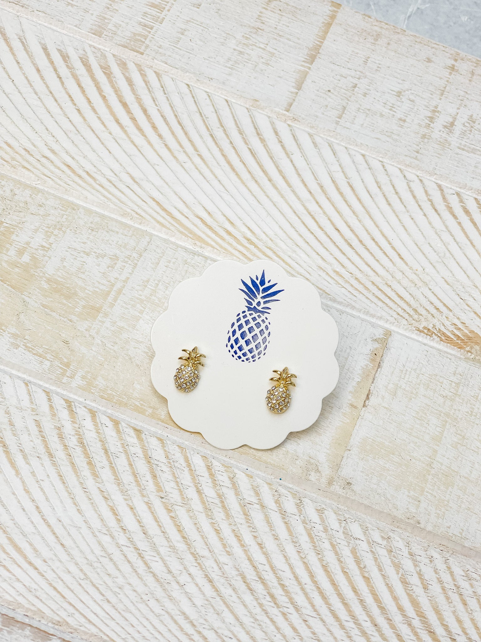 Mini Pineapple Stud Earrings