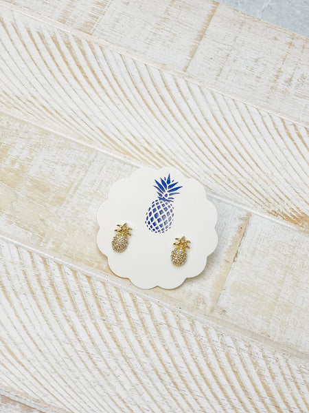 Mini Pineapple Stud Earrings