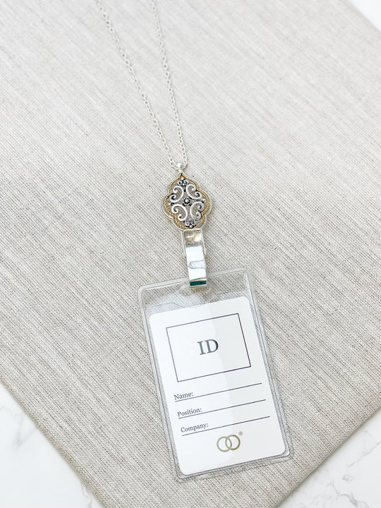 Two Tone Pendant ID Lanyard