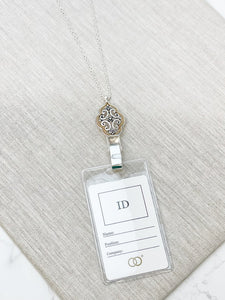 Two Tone Pendant ID Lanyard