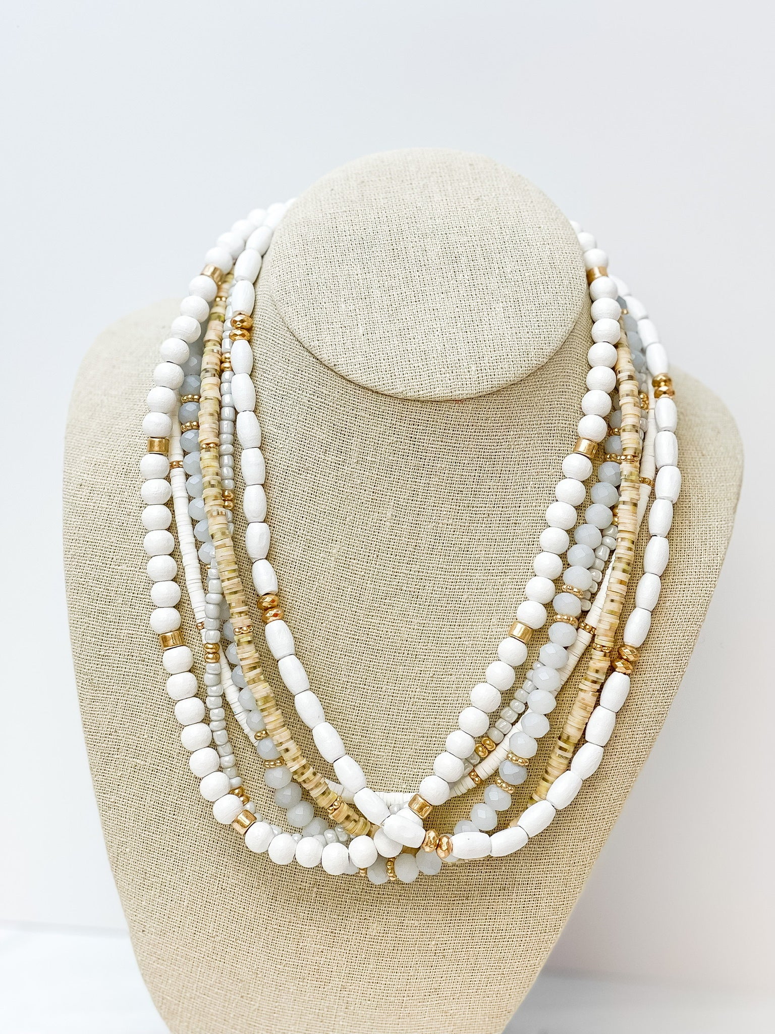 Mixed Multi Beaded Necklaces