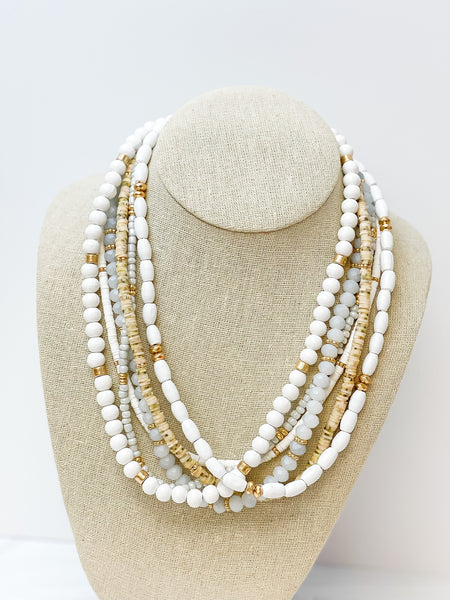 Mixed Multi Beaded Necklaces