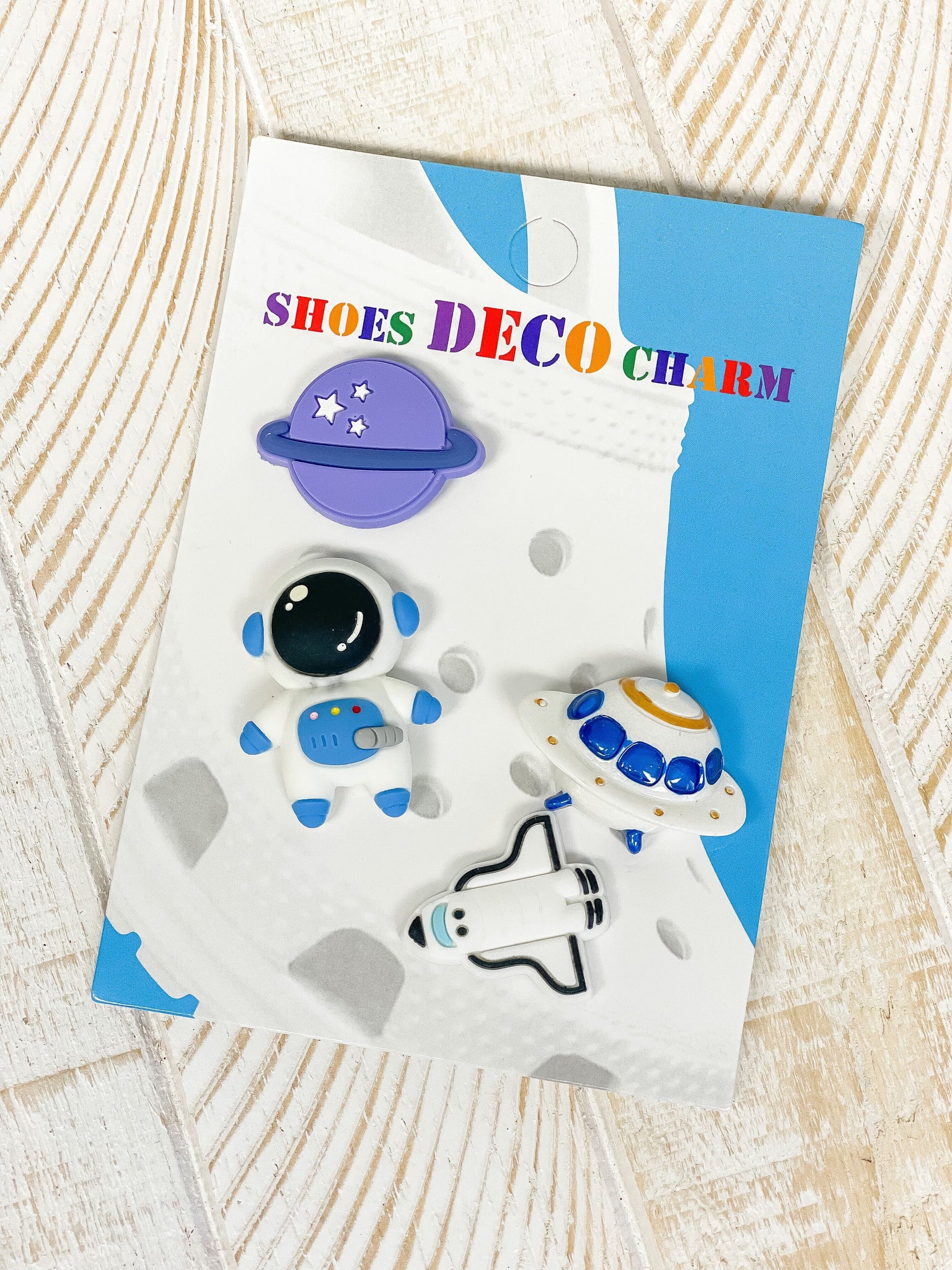 Outer Space Silicone Shoe Charm Set