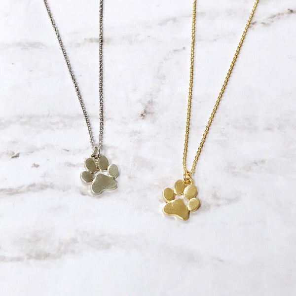 Paw Print Necklaces