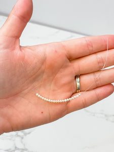 Freshwater Pearl Clear Necklace