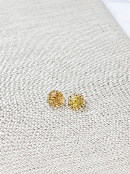 Pressed Flower Acrylic Stud Earrings