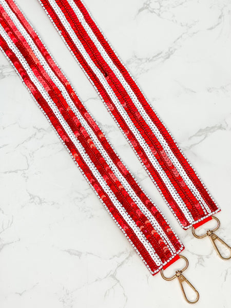 Game Day Sequin Purse Straps