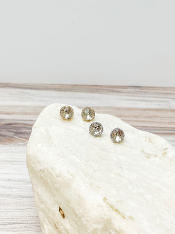 Crystal Stud Earrings