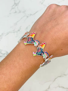 Rooster Printed Magnetic Bracelet