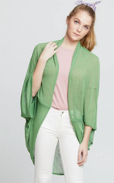 Sheer Lightweight Cocoon Kimono