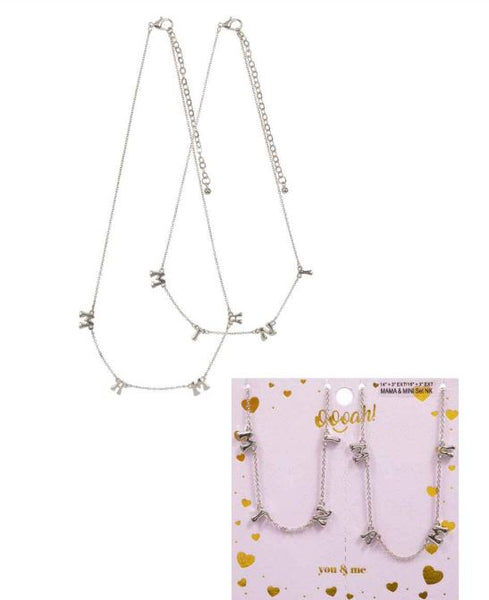 Mama & Mini Station Necklace Sets