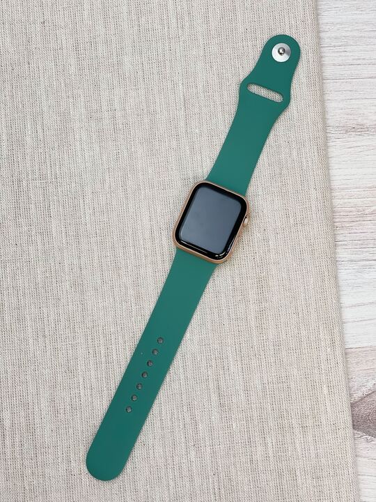 The Solid Silicone Smart Watch Band - Sage Green M/L