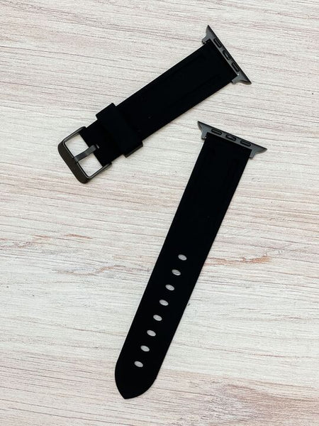 The Solid Sport Silicone Smart Watch Band - 42/44