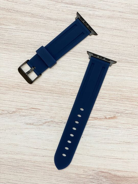 The Solid Sport Silicone Smart Watch Band - 42/44