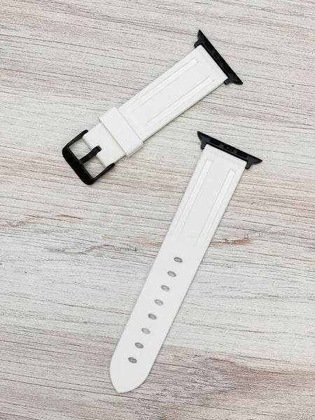 The Solid Sport Silicone Smart Watch Band - 42/44