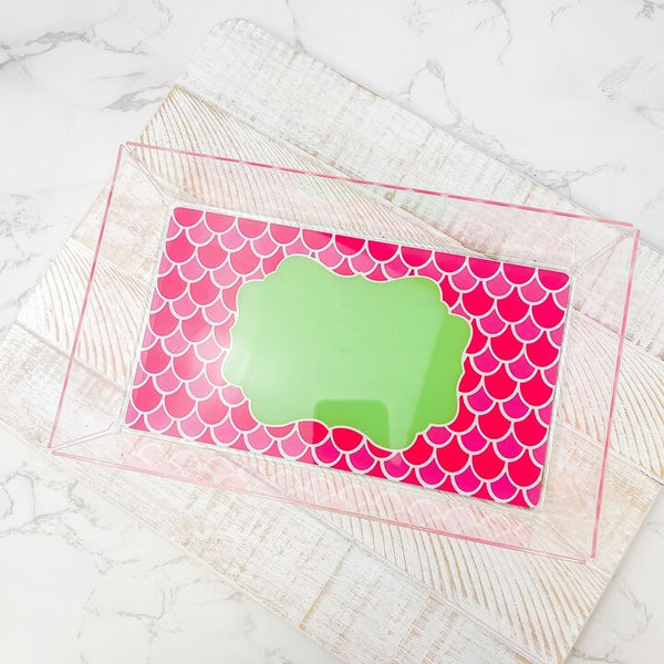 Acrylic Monogramming Jewelry Tray