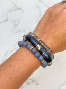 Acrylic Tube Bracelet Trios