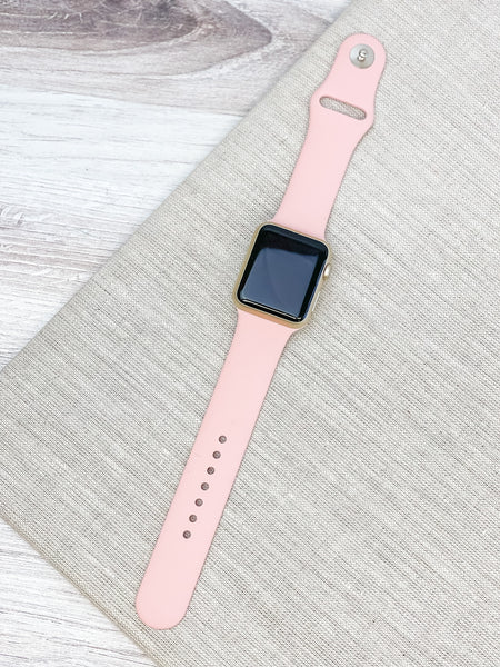 The Solid Silicone Smart Watch Band - M/L