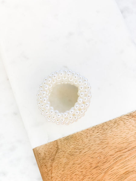 Pearl Hair Scrunchie