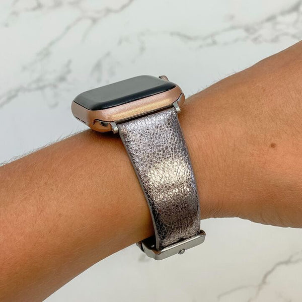 Metallic Adjustable Smart Watch Bands