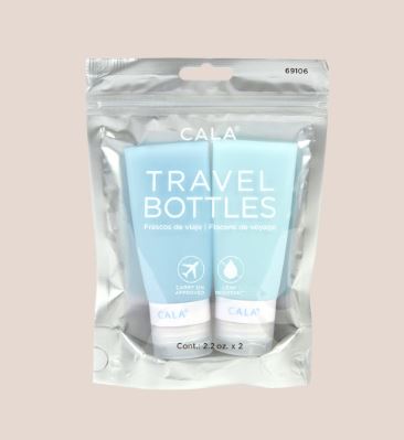 Silicone Travel Bottle Set of 2 - Blue